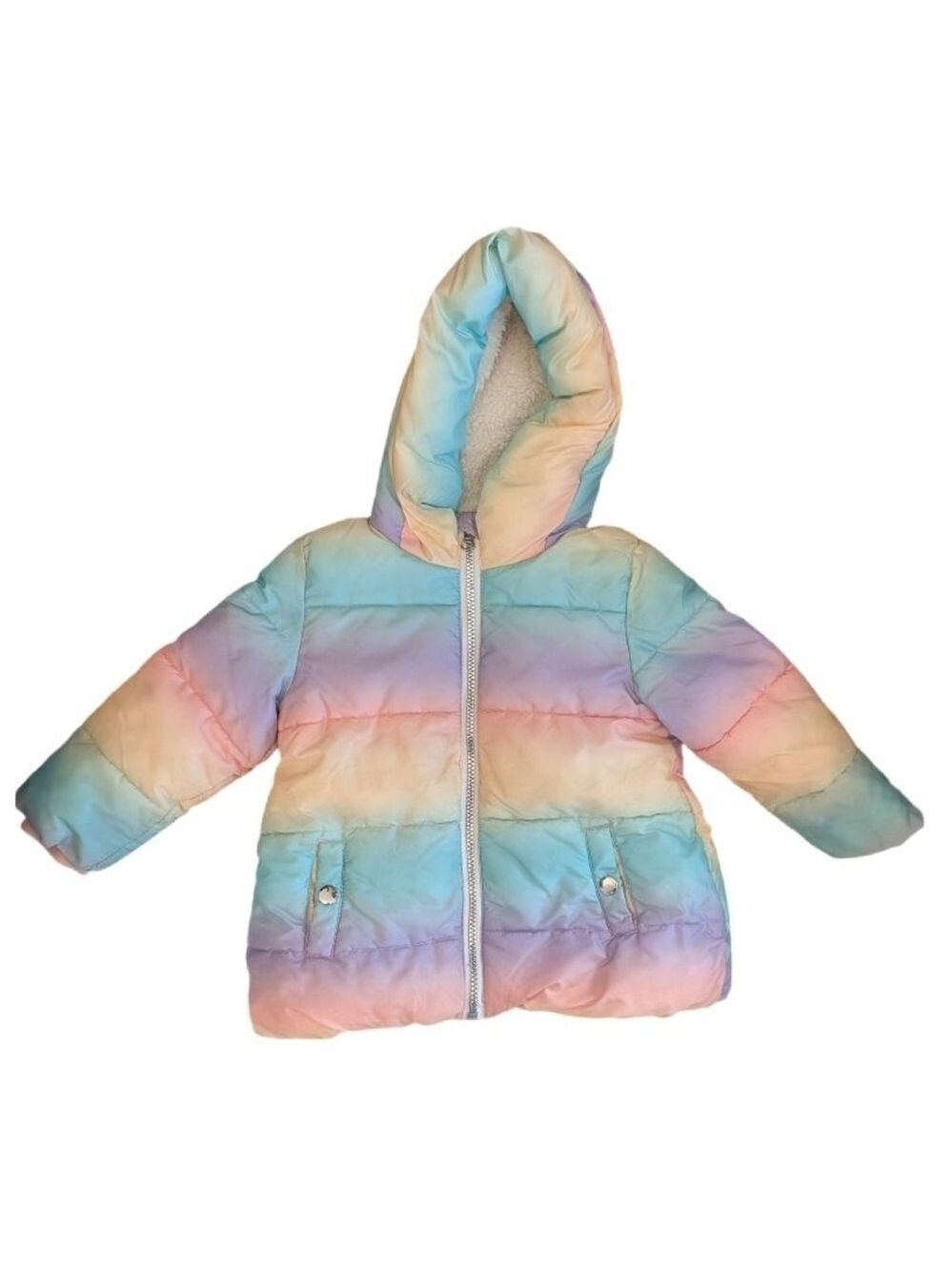 🩵 4/$20‎ Colorful Hooded Puffer Jacket